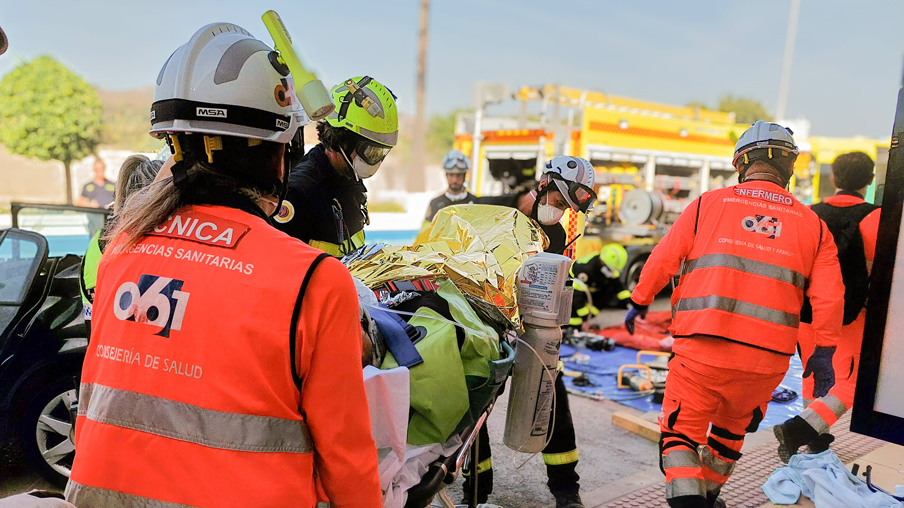 Atencion del un accidente por el 061